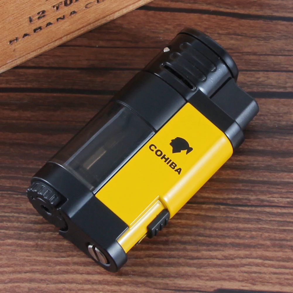 Зажигалка для сигар COHIBA с синим пламенем, 4 факфонарь, зажигалка для путешествий, портативные зажигалки, аксессуары для курения с подарочной...
Зажигалка для сигар COHIBA с синим пламенем, 4 факфонарь, зажигалка для путешествий, портативные зажигалки, аксессуары для курения с подарочной...