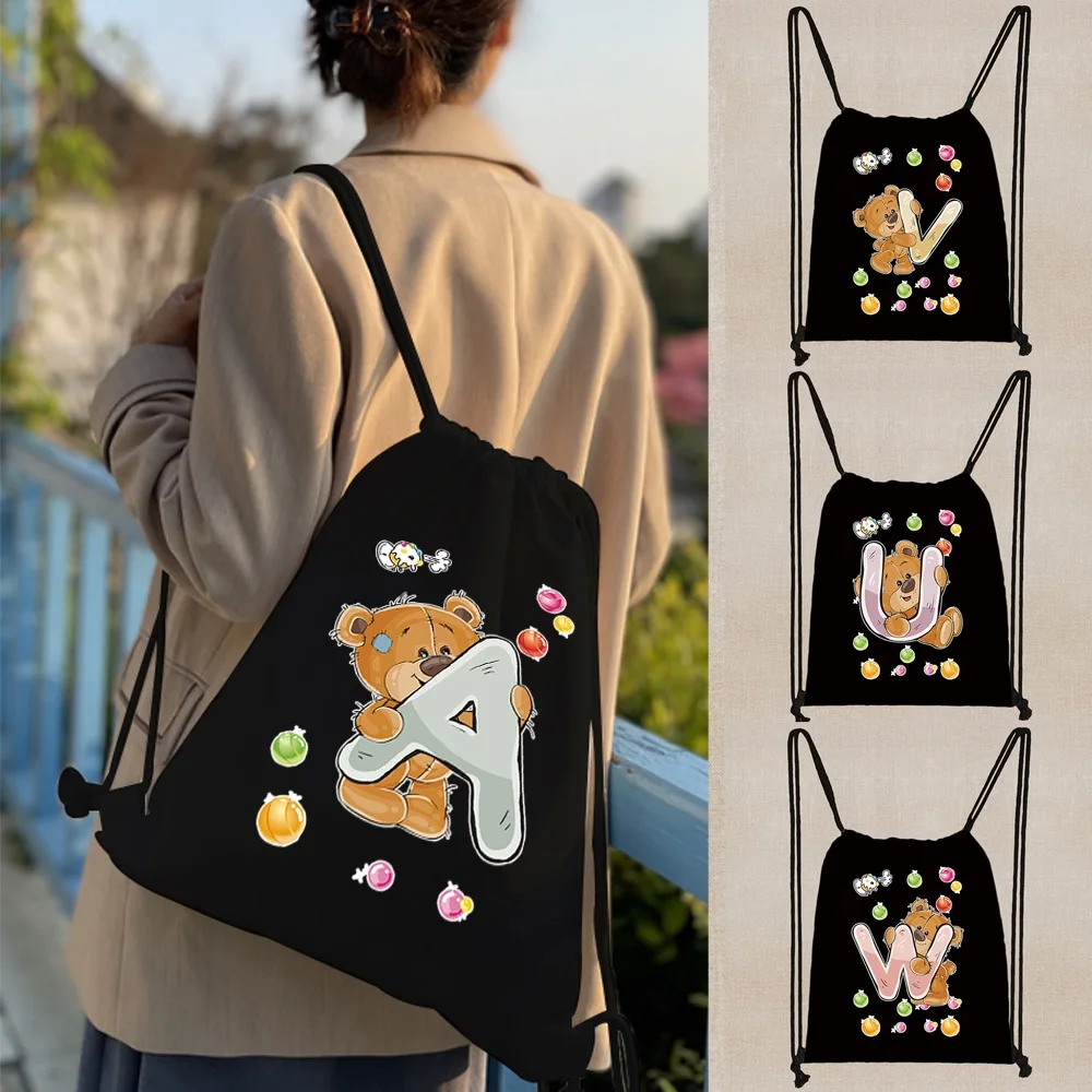 Gym Bag Canvas Drawstring Backpack Travel Outdoor Shoulder Sports Bags,Bag Woman Bear Cat Letter Print Crossbody Bags Chest Bags
Gym Bag Canvas Drawstring Backpack Travel Outdoor Shoulder Sports Bags,Bag Woman Bear Cat Letter Print Crossbody Bags Chest Bags