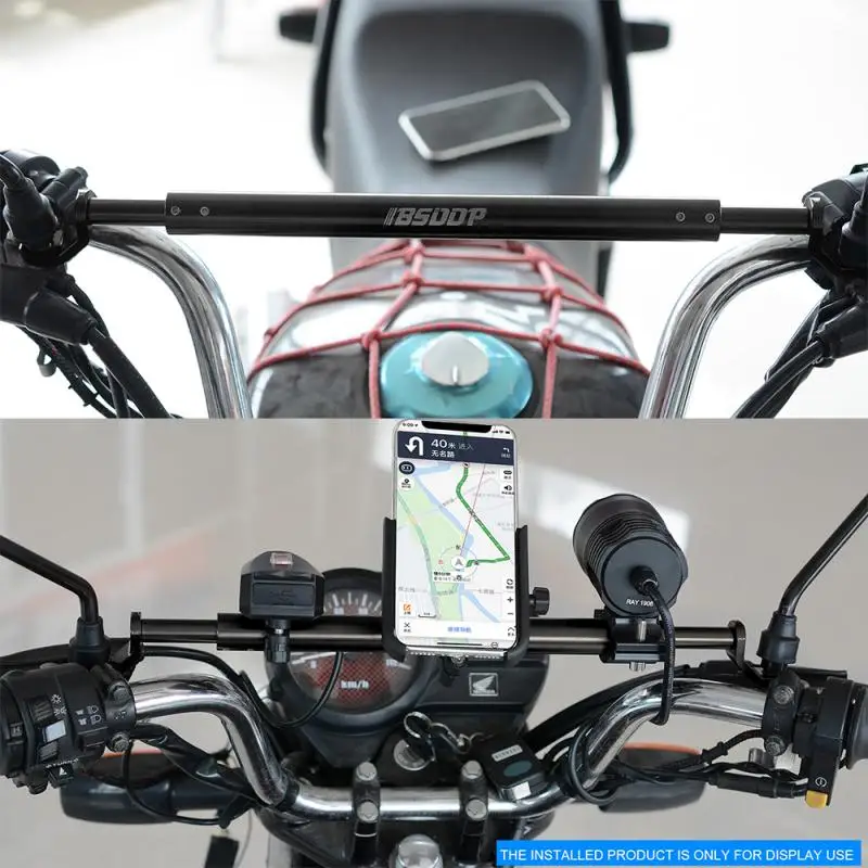 Motorcycle Aluminum Alloy Extension Handlebar Balance Bar Electric Vehicle Faucet Multifunction Headlight Mobile Phone Extension
Motorcycle Aluminum Alloy Extension Handlebar Balance Bar Electric Vehicle Faucet Multifunction Headlight Mobile Phone Extension