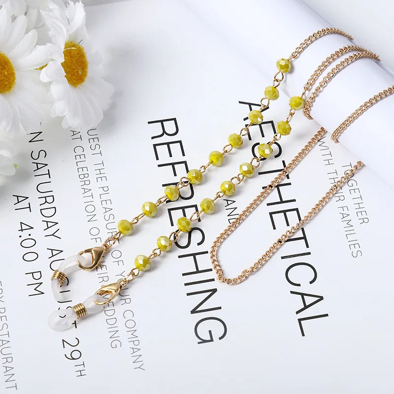 15 Colors Reading Glasses Chain Retro Pearl Beads Eyeglass Sunglasses Spectacle Cord Neck Strap String Mask Chain Eye wear
15 Colors Reading Glasses Chain Retro Pearl Beads Eyeglass Sunglasses Spectacle Cord Neck Strap String Mask Chain Eye wear