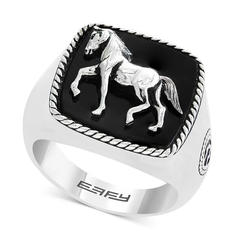 Creative Retro Style Silver Plated Color Engraved Horse Animal Male Metal Ring for Men Party Jewelry Accessories 
Creative Retro Style Silver Plated Color Engraved Horse Animal Male Metal Ring for Men Party Jewelry Accessories