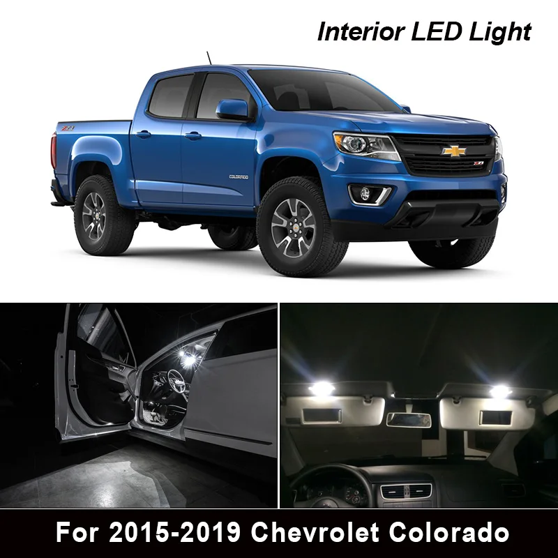 10Pcs LED Light Kit For 2015-2019 Chevrolet Colorado Interior Reverse Package Map Dome Trunk License plate light
10Pcs LED Light Kit For 2015-2019 Chevrolet Colorado Interior Reverse Package Map Dome Trunk License plate light