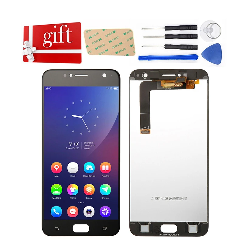 Для Asus Zenfone 4 Selfie ZB553KL X00LD ЖК-дисплей панель монитор Moudle + сенсорный экран