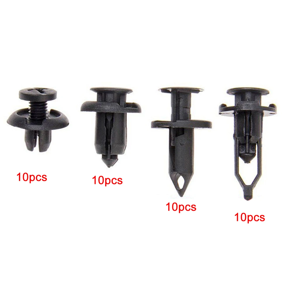 40pcs Car Push Retainer Pin Body Bumper Rivet Moulding Trim Clips 7.5-10mm Hole Car Tuning Accessories Products Universal
40pcs Car Push Retainer Pin Body Bumper Rivet Moulding Trim Clips 7.5-10mm Hole Car Tuning Accessories Products Universal