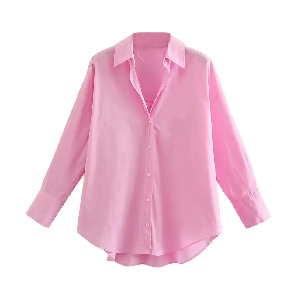 2021 spring Women candy colors Office casual Blouses Mujer Single breasted long Sleeve OL top loose Lady lapel shirt Femme
2021 spring Women candy colors Office casual Blouses Mujer Single breasted long Sleeve OL top loose Lady lapel shirt Femme