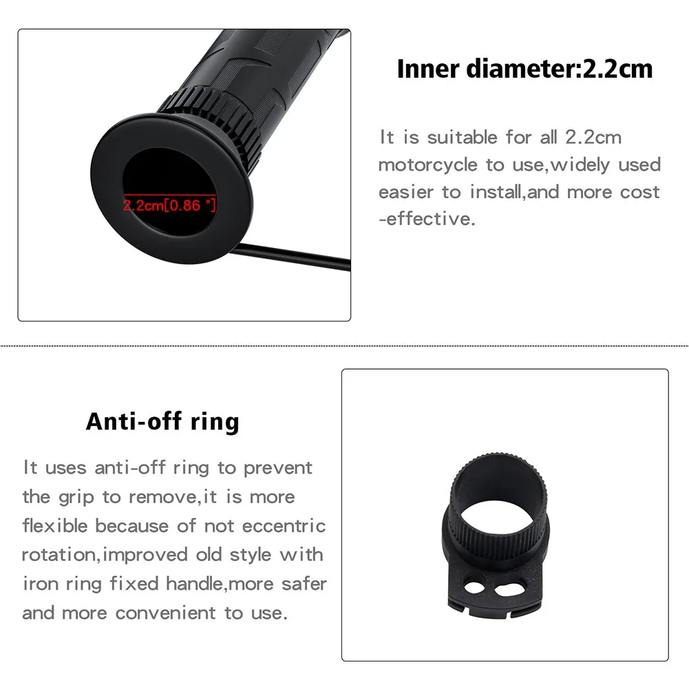 Motorcycle Grip Electric Heating Handlebar Intelligent Five-Speed Adjustment Heated Handle Motorbike Accessories
Motorcycle Grip Electric Heating Handlebar Intelligent Five-Speed Adjustment Heated Handle Motorbike Accessories