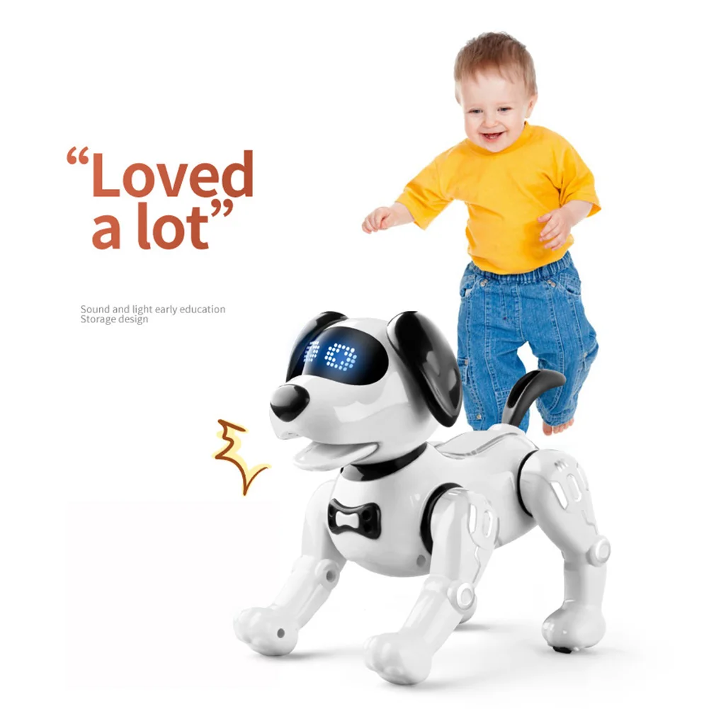 Programmable Remote Control Boys Girls Singing Electric Interactive Talking Walking Dancing Cute Gift Children Toy Robotic Dog
Programmable Remote Control Boys Girls Singing Electric Interactive Talking Walking Dancing Cute Gift Children Toy Robotic Dog