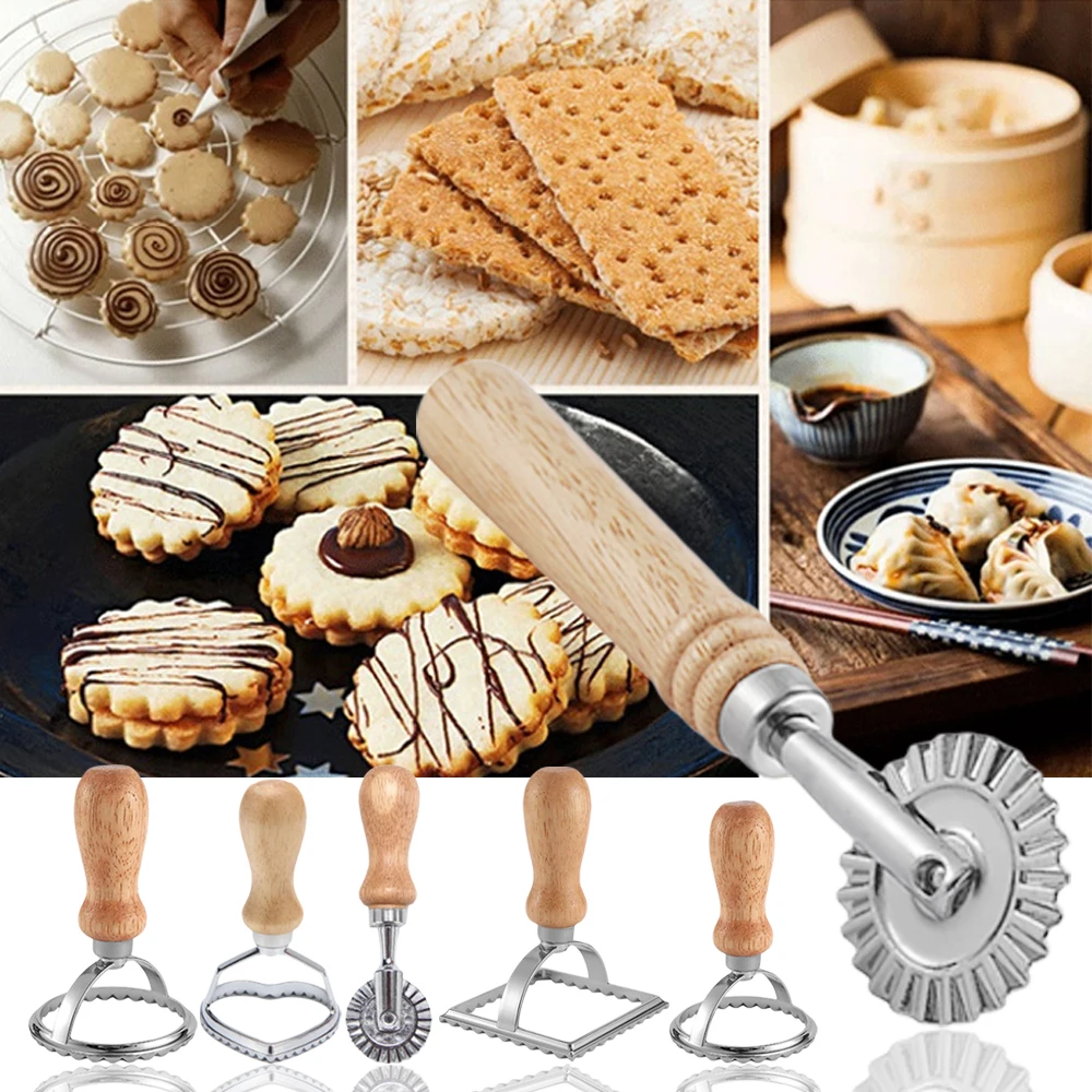 Cookie cutter ravioli pasta tools 304 Stainless Steel Cokies Mold Ravioli Maker Cutters Square Round Pizza Cutting Wheel Tools
Cookie cutter ravioli pasta tools 304 Stainless Steel Cokies Mold Ravioli Maker Cutters Square Round Pizza Cutting Wheel Tools
