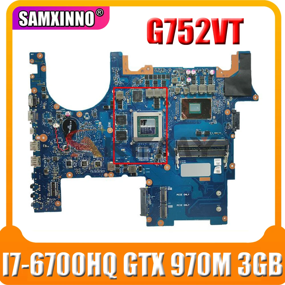 Akemy For ASUS ROG G752V G752VT Laptop Motherboard G752VY MAINBOARD Test OK W/ I7-6700HQ + GTX 970M 3GB GPU
Akemy For ASUS ROG G752V G752VT Laptop Motherboard G752VY MAINBOARD Test OK W/ I7-6700HQ + GTX 970M 3GB GPU