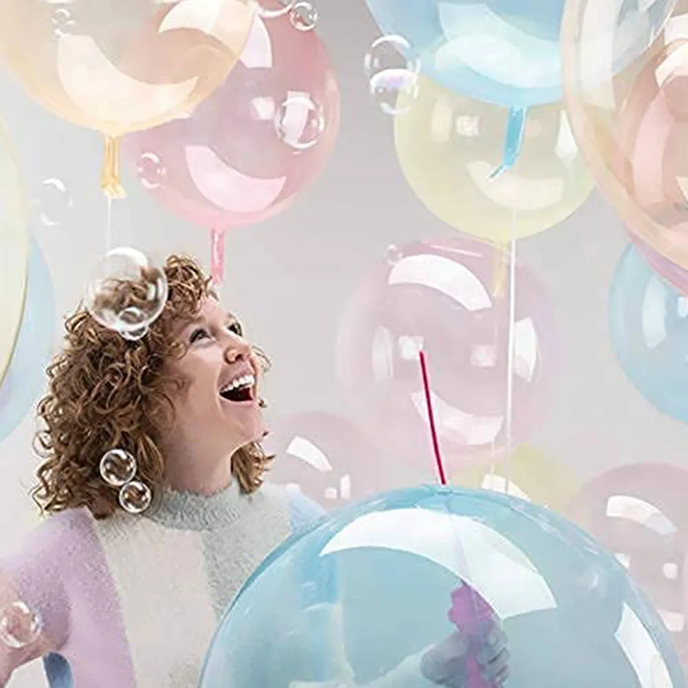 5PCS 10/18/24/36Inch Mermaid Crystal Bubble Balloons Colorful Transparent Birthday Party Decor Wedding Summer Air Helium Globals
5PCS 10/18/24/36Inch Mermaid Crystal Bubble Balloons Colorful Transparent Birthday Party Decor Wedding Summer Air Helium Globals