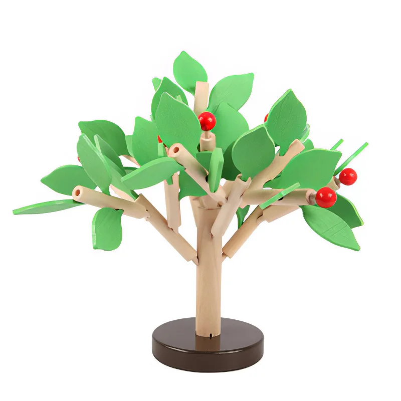 Hot Sale Montessori Wooden Toys Assembled Tree Wood Green Leaves Building Chopping Block Early Educational Toy Children Day
Hot Sale Montessori Wooden Toys Assembled Tree Wood Green Leaves Building Chopping Block Early Educational Toy Children Day