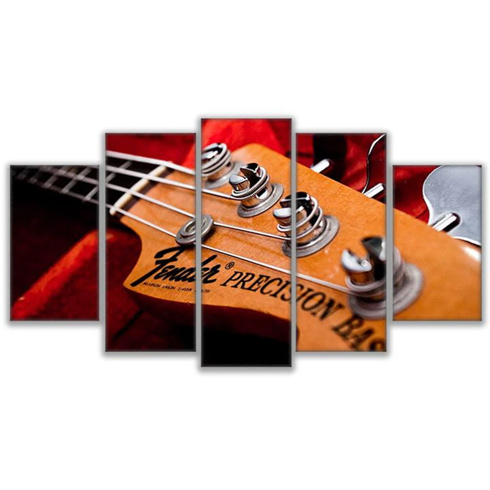 HD Printed Modular Canvas Paintings For Living Room Wall Art 5 Pieces Bass Guitar Neck Home Decor Music Posters
HD Printed Modular Canvas Paintings For Living Room Wall Art 5 Pieces Bass Guitar Neck Home Decor Music Posters