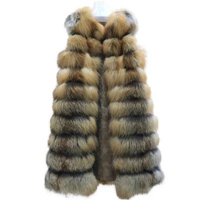 Pop fox vest vest ladies warm and fashionable Fox fur red fox long vest fur coat ladies winter warm long fashion fox vest 
Pop fox vest vest ladies warm and fashionable Fox fur red fox long vest fur coat ladies winter warm long fashion fox vest