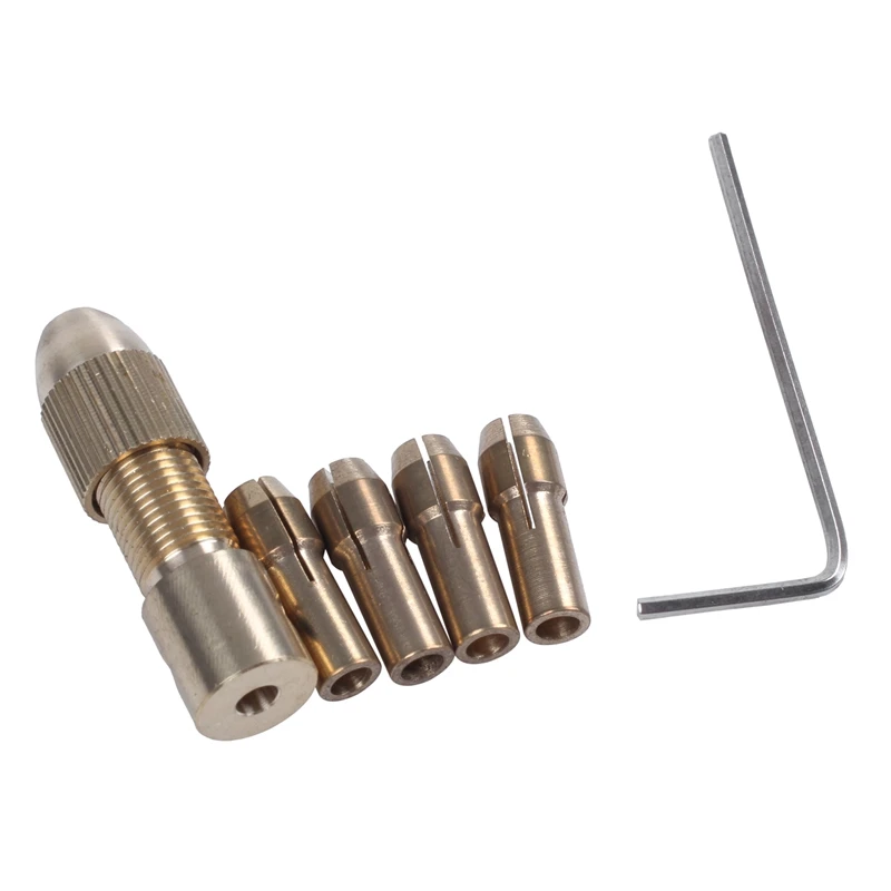 8-Piece 0.5-3mm Drill Chuck Collets Set of Quick for Mini Tools | Инструменты