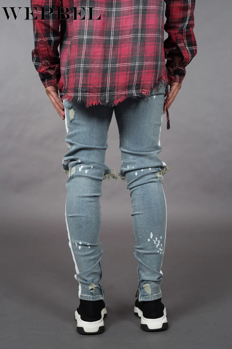 Mandylandy Casual Mens Skinny Broken Hole Ripped Jeans for Men Hip Hop Street Style Denim Pants Sport Denim Trousers
Mandylandy Casual Mens Skinny Broken Hole Ripped Jeans for Men Hip Hop Street Style Denim Pants Sport Denim Trousers