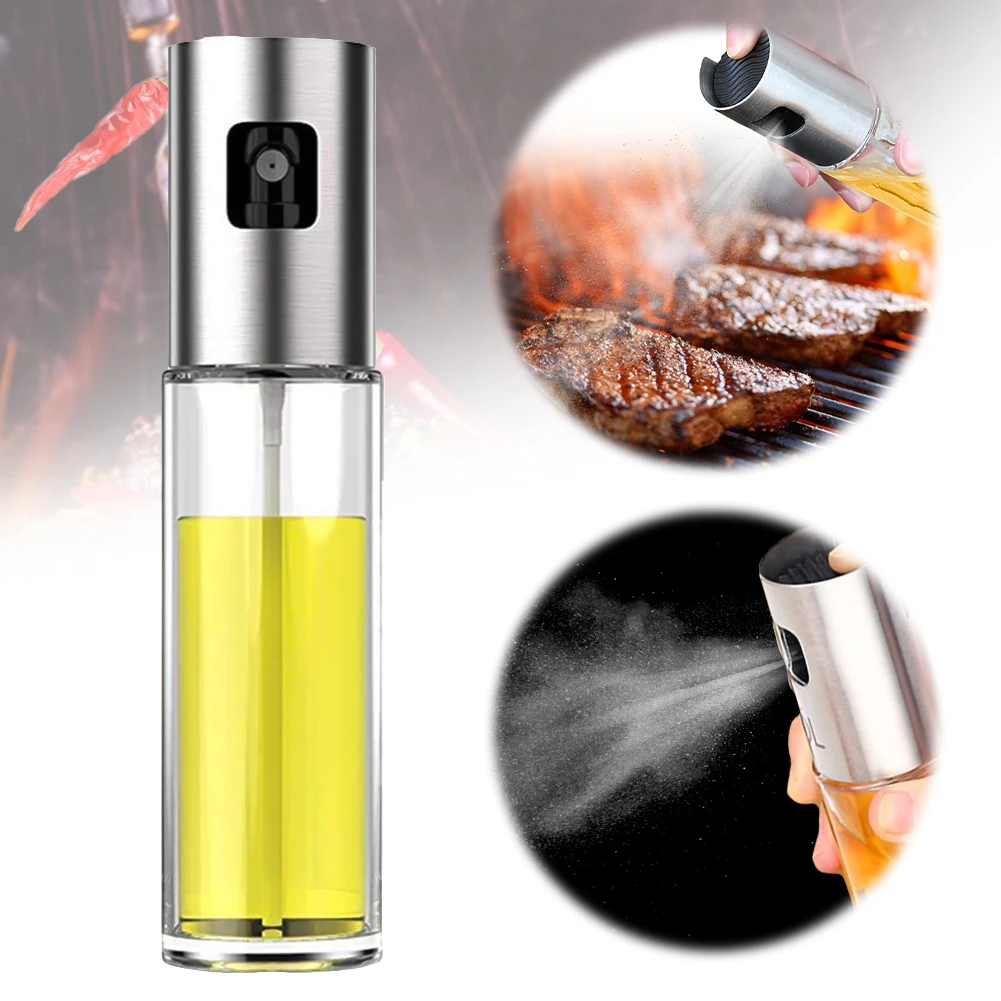 80ml Kitchen Stainless Steel Olive Oil Sprayer Bottle Pump Oil Pot Leak-proof Grill BBQ Sprayer Oil Dispenser BBQ Cookware Tools
80ml Kitchen Stainless Steel Olive Oil Sprayer Bottle Pump Oil Pot Leak-proof Grill BBQ Sprayer Oil Dispenser BBQ Cookware Tools