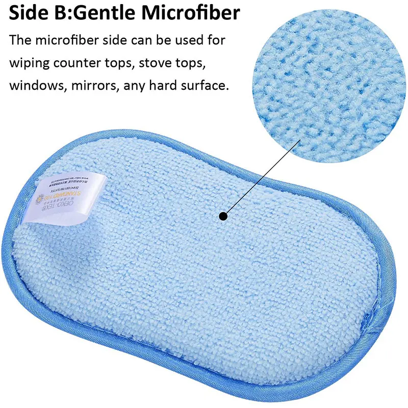 10 Pcs Household Double Sided Magic Sponge Towels Kitchen Microfiber Dish Clean Brush Bathroom Rust Removing Sponge Clean Cloth
10 Pcs Household Double Sided Magic Sponge Towels Kitchen Microfiber Dish Clean Brush Bathroom Rust Removing Sponge Clean Cloth