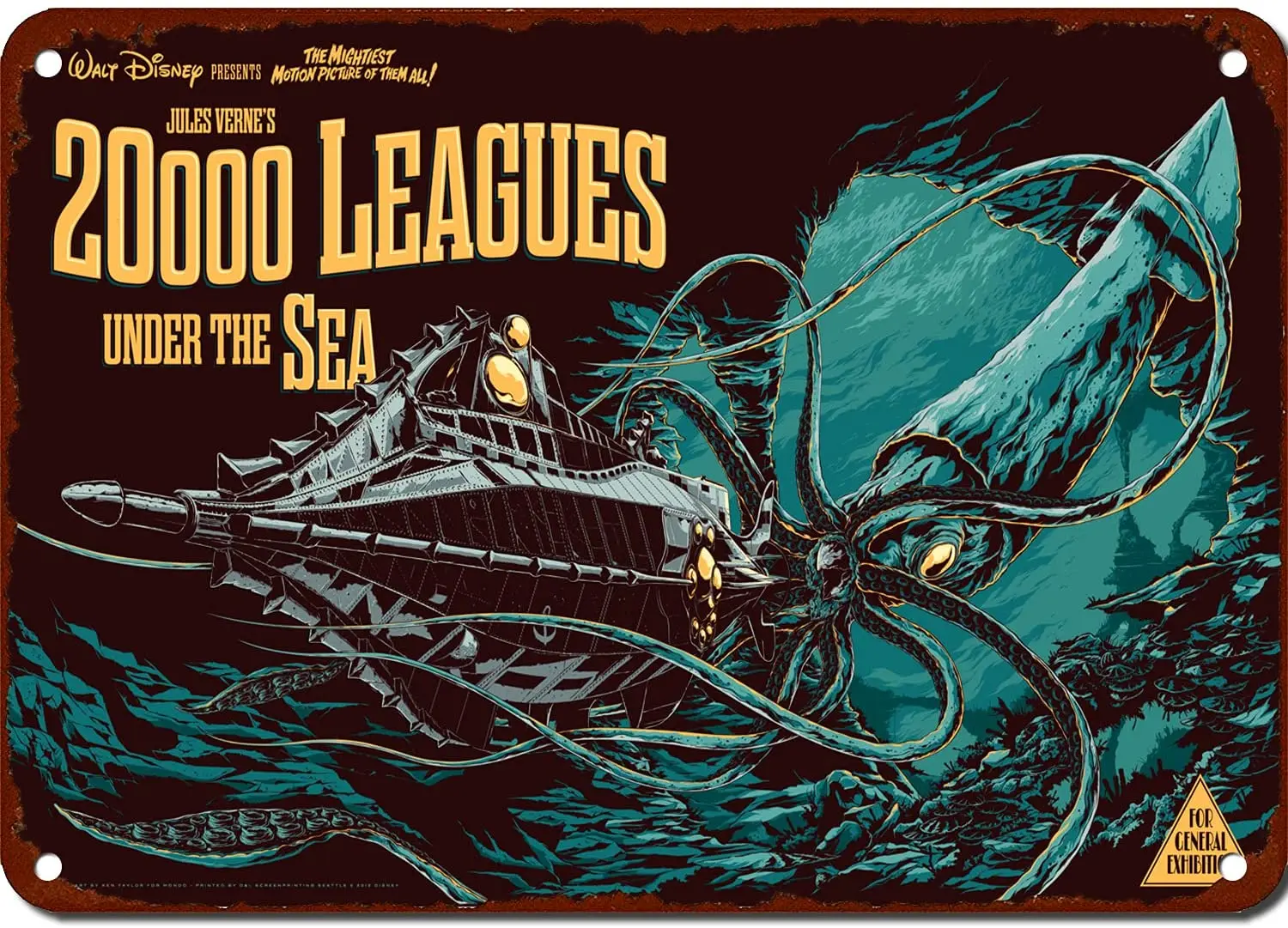 Metal Tin Sign (20000 Leagues Under The Sea) Premium Indoor Home Bar Cafe Wall Decoration Poster Rectangular Plaque 8x12 Inches
Metal Tin Sign (20000 Leagues Under The Sea) Premium Indoor Home Bar Cafe Wall Decoration Poster Rectangular Plaque 8x12 Inches