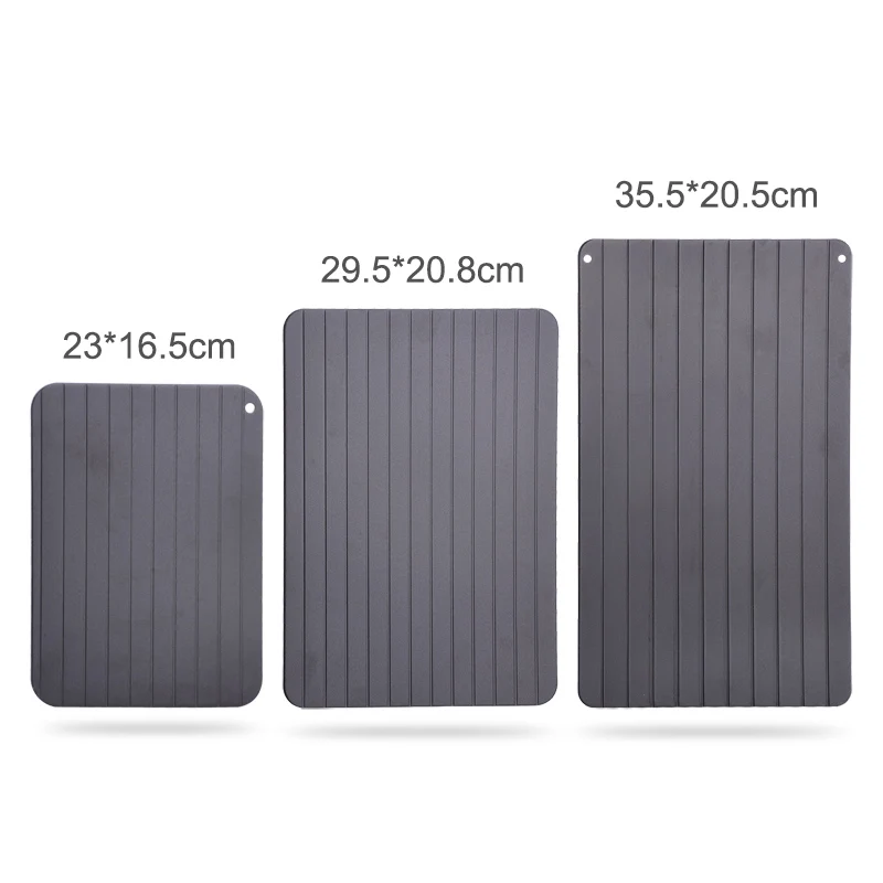 Aluminium Fast Defrosting Tray Thaw Frozen Healthy Food Meat Quick Defrosting Plate Board Defrost Gadgets Kitchen Tools
Aluminium Fast Defrosting Tray Thaw Frozen Healthy Food Meat Quick Defrosting Plate Board Defrost Gadgets Kitchen Tools
