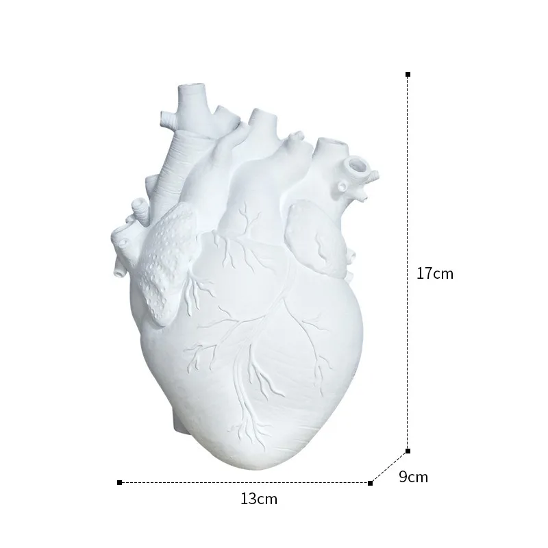 Anatomical Heart Shape Flower Vase Nordic Style Flower Pot Art Vases Sculpture Desktop Plant Pot for Home Decor Ornament Gifts
Anatomical Heart Shape Flower Vase Nordic Style Flower Pot Art Vases Sculpture Desktop Plant Pot for Home Decor Ornament Gifts