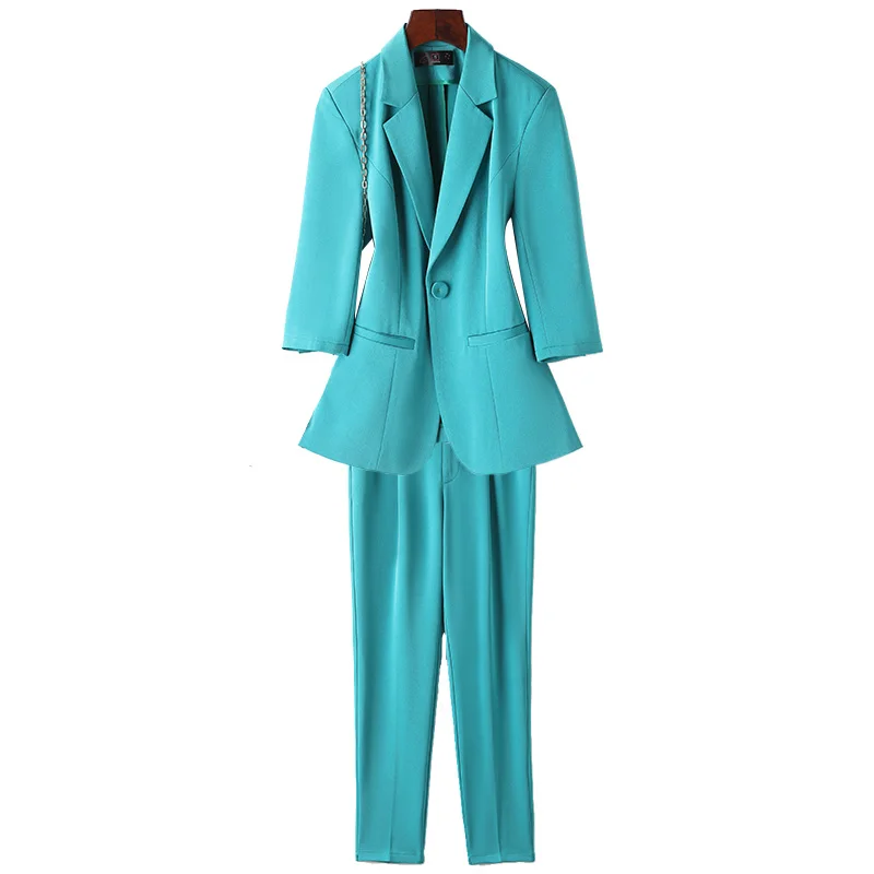 Small Yellow Suit Female Korean Temperament 2021 Spring and Summer New Fashion Business Attire Western Style Two-Piece Suit
Small Yellow Suit Female Korean Temperament 2021 Spring and Summer New Fashion Business Attire Western Style Two-Piece Suit