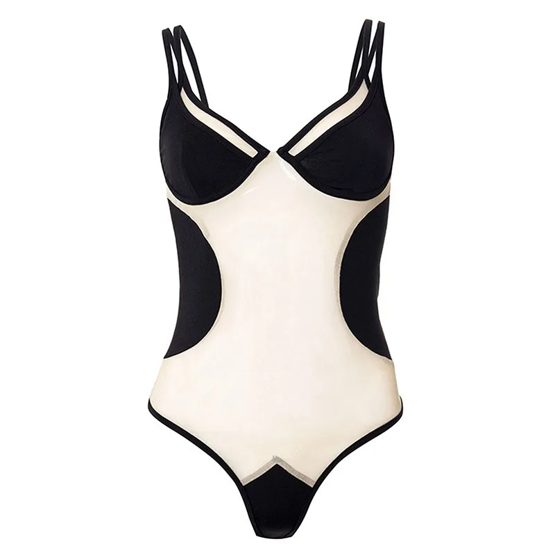 Women's Sexy Lingerie Ladies Perspective Suspender Jumpsuit Erotic Costume Matching Mesh Splicing Sleeveless Backless
Women's Sexy Lingerie Ladies Perspective Suspender Jumpsuit Erotic Costume Matching Mesh Splicing Sleeveless Backless