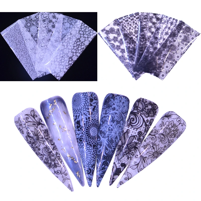 WUF 10 PCS Lace Print Stickers On Nails Foils Starry Sky Wraps Transfer Decals Polishing Sliders Nails Accessories Wrap Tools
WUF 10 PCS Lace Print Stickers On Nails Foils Starry Sky Wraps Transfer Decals Polishing Sliders Nails Accessories Wrap Tools