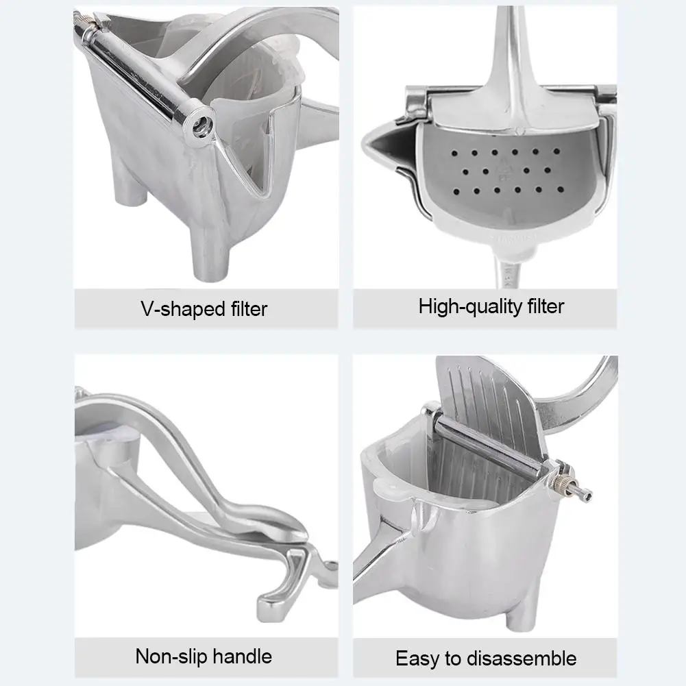 Manual Fruit Juicer Heavy Duty Lemon Squeezer Citrus Press Detachable Lime Squeezer With 2pcs PP Food Grade Plastic Filters 
Manual Fruit Juicer Heavy Duty Lemon Squeezer Citrus Press Detachable Lime Squeezer With 2pcs PP Food Grade Plastic Filters
