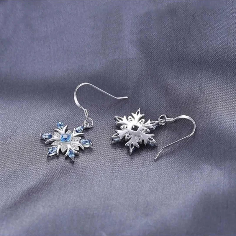 2020 Christmas Blue Zircon Snowflake Earrings For Women Korean Wedding Drop Dangle Earrings Trendy Statement Earring D5P315
2020 Christmas Blue Zircon Snowflake Earrings For Women Korean Wedding Drop Dangle Earrings Trendy Statement Earring D5P315