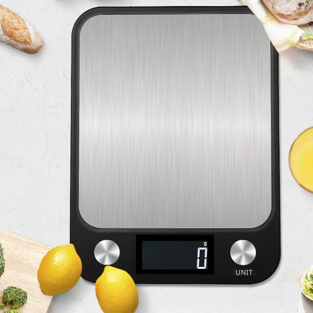LCD Display 10kg/1g Multi-function Digital Food Kitchen Scale Stainless Steel Weighing Food Scale Cooking Tools Balance
LCD Display 10kg/1g Multi-function Digital Food Kitchen Scale Stainless Steel Weighing Food Scale Cooking Tools Balance