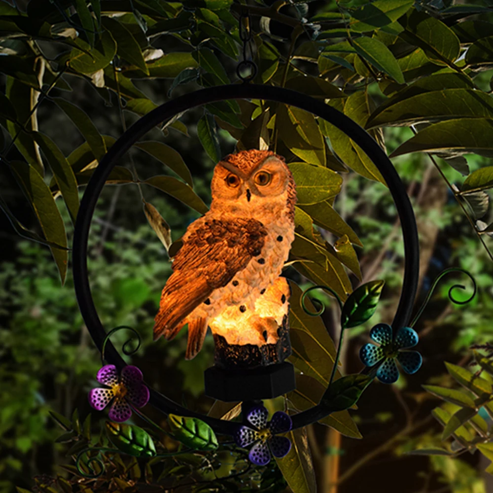 LED Solar Power Owl Hook Suspension Hanging Lamp Powered Pathway Waterproof Lights Decorative Outdoor Garden Decorative Light
LED Solar Power Owl Hook Suspension Hanging Lamp Powered Pathway Waterproof Lights Decorative Outdoor Garden Decorative Light