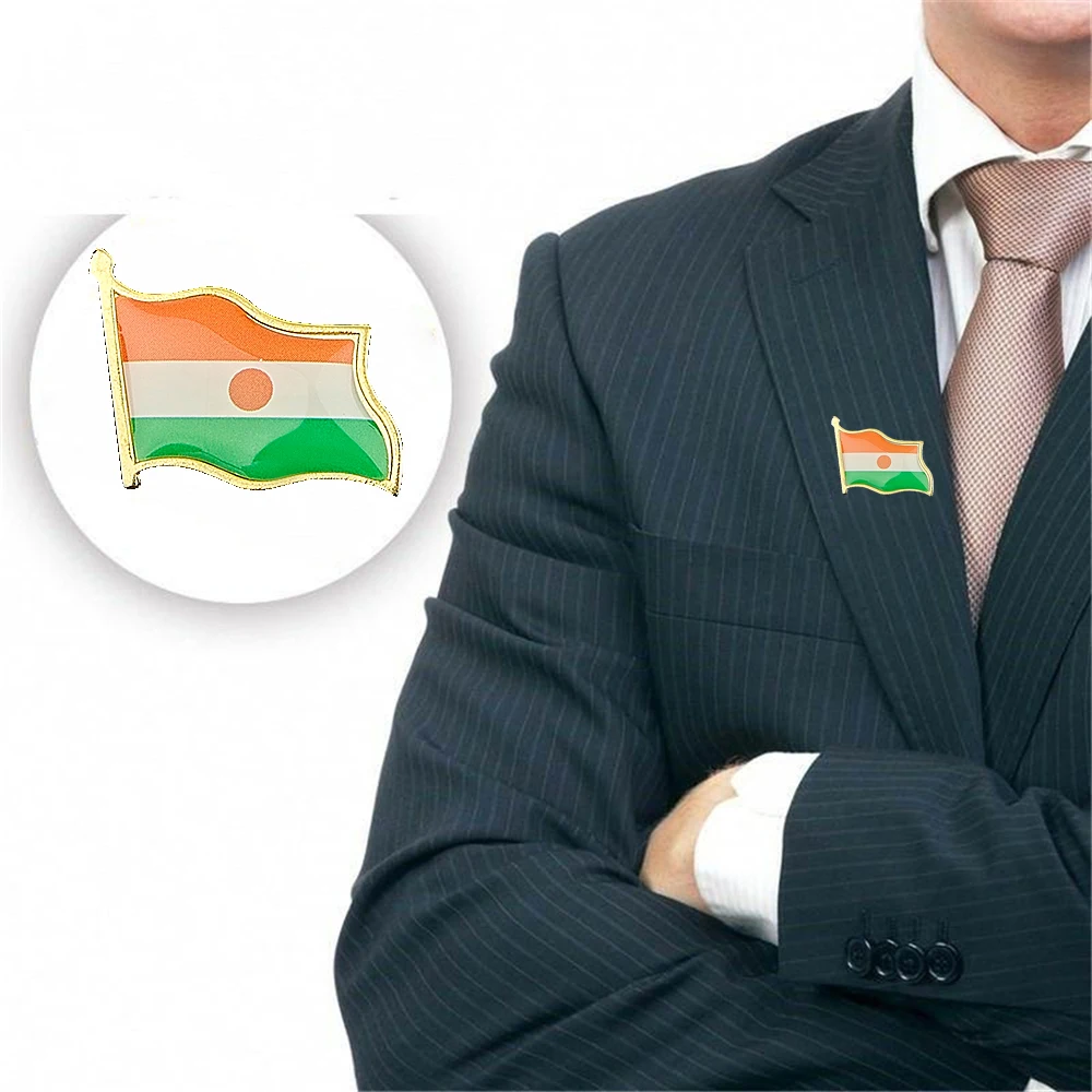 10PCS African Country Niger National Flag Lapel Pin Country Clothing Collar Accessories For Formal occasions
10PCS African Country Niger National Flag Lapel Pin Country Clothing Collar Accessories For Formal occasions