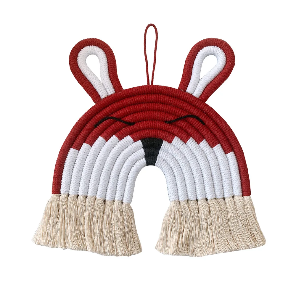 DIY Rope Bunny Rabbit Wall Hanging Decoration Handmade Rainbow Decoration Nordic Baby Room Accessories Nursery Home Teepee Decor
DIY Rope Bunny Rabbit Wall Hanging Decoration Handmade Rainbow Decoration Nordic Baby Room Accessories Nursery Home Teepee Decor