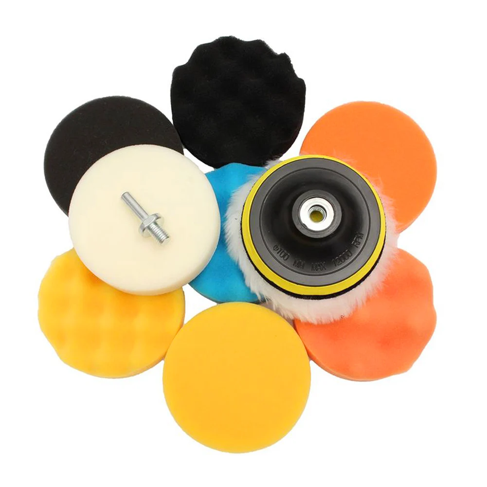 11Pcs 7" Sponge Buffing Polishing Waxing Pad Kit for Car Polisher Buffer with Drill Adapter Polishing Polishing
11Pcs 7" Sponge Buffing Polishing Waxing Pad Kit for Car Polisher Buffer with Drill Adapter Polishing Polishing