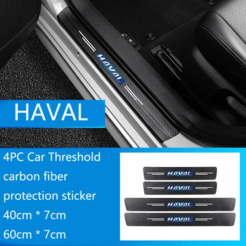 Защитная Наклейка на пороги автомобиля для Great Wall Haval/Hover H1 H2 H6 H7 H4 H9 F5 F7 F9 H2S 4 шт.