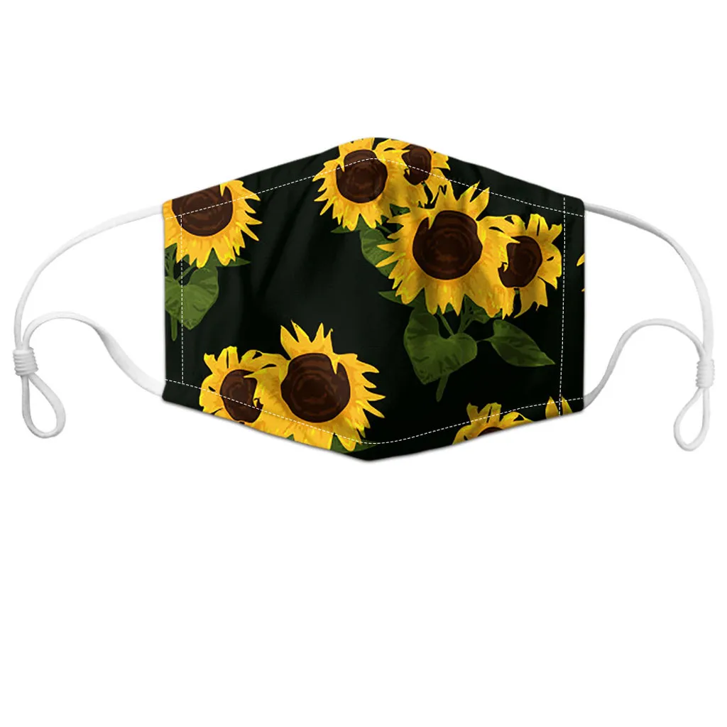 Sun Flower Print Face Mask Outdoor Dustproof Anti Foggy Haze Mascarillas Washable Cotton Mouth Mask Reusable Masque Lavable 1PC 
Sun Flower Print Face Mask Outdoor Dustproof Anti Foggy Haze Mascarillas Washable Cotton Mouth Mask Reusable Masque Lavable 1PC