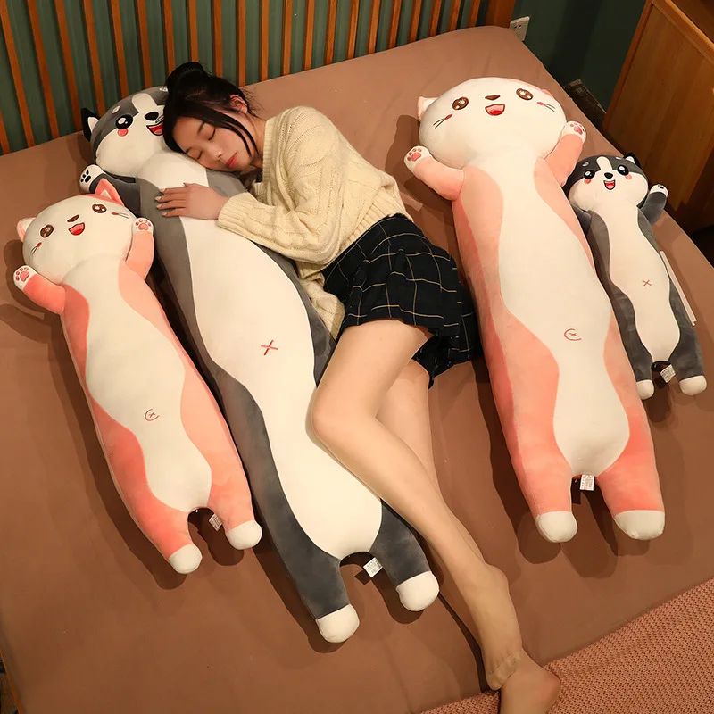 70CM Cute Plush Cat Doll Soft Stuffed Kitten Pillow Children Knee Pillows Home Decor Sleep Long Plush Toys Gift For Kids Girl
70CM Cute Plush Cat Doll Soft Stuffed Kitten Pillow Children Knee Pillows Home Decor Sleep Long Plush Toys Gift For Kids Girl