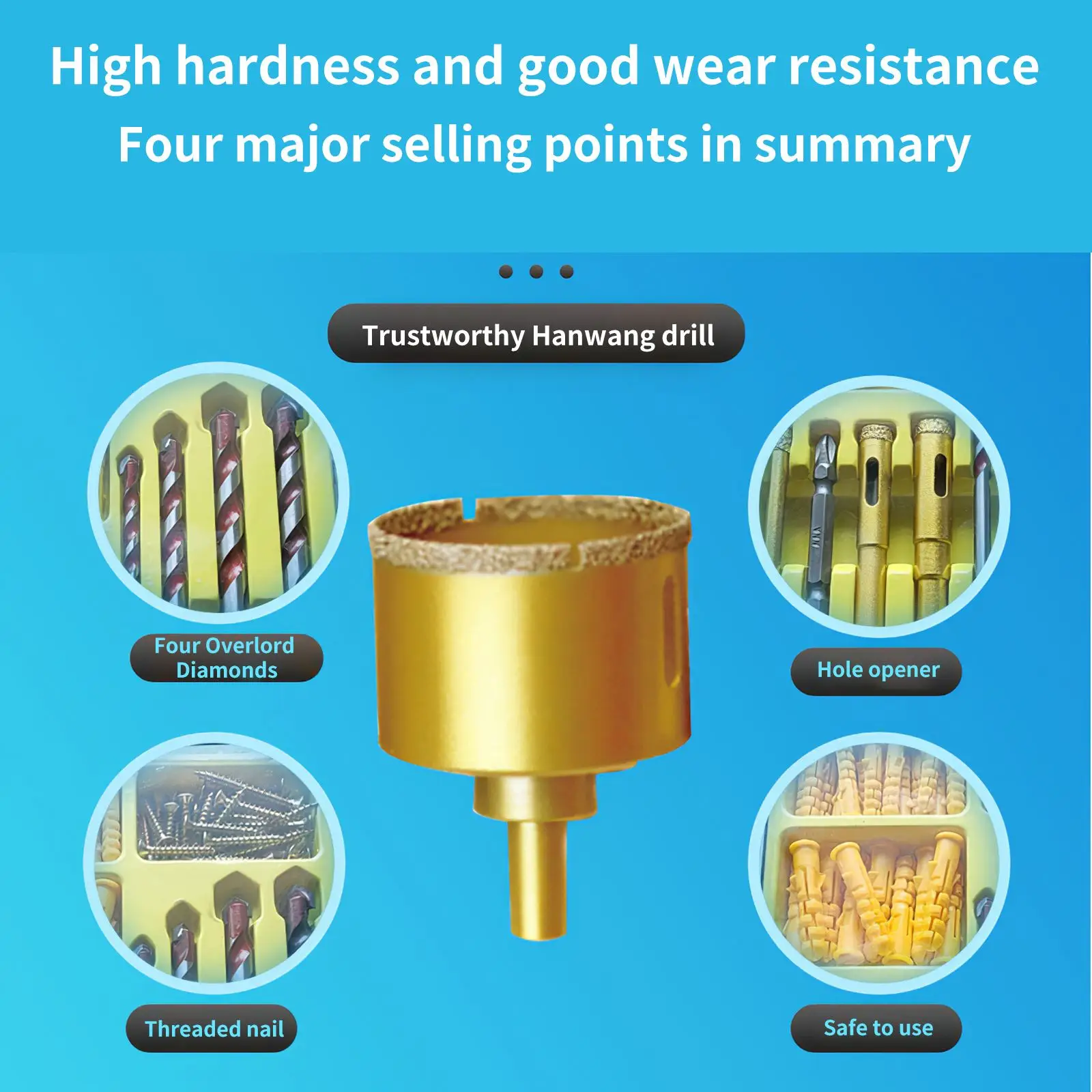 Drilling Tip Alloy Replacement Set Drilling For Repairing DIY Dual Blades Helix Angle Hard Practical Convenient Drilling Bit
Drilling Tip Alloy Replacement Set Drilling For Repairing DIY Dual Blades Helix Angle Hard Practical Convenient Drilling Bit