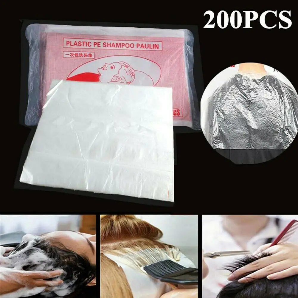 200pcs Disposable Hair Cutting Capes Hairdressing Home Barber Apron Dyeing Pad Waterproof Film Flush Pad Salon Barber Supplies
200pcs Disposable Hair Cutting Capes Hairdressing Home Barber Apron Dyeing Pad Waterproof Film Flush Pad Salon Barber Supplies