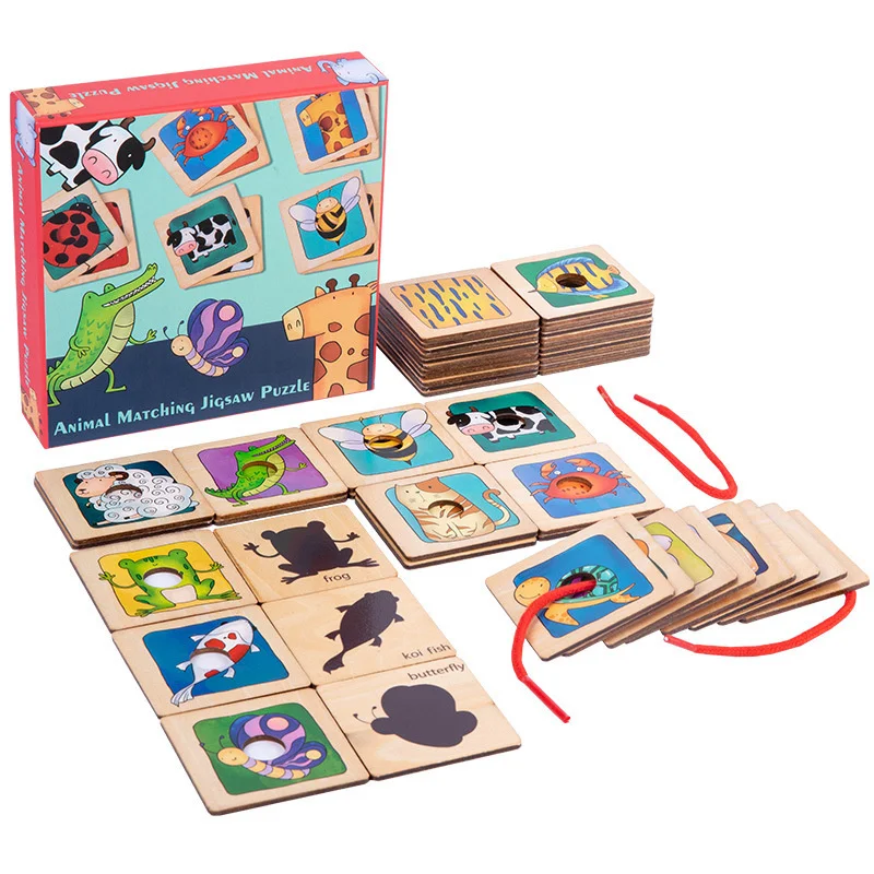 Wooden Animal Skin Texture Pairing Shadow Matching Building Block Puzzle Game Kindergarten Teaching Aids Early Education Toys
Wooden Animal Skin Texture Pairing Shadow Matching Building Block Puzzle Game Kindergarten Teaching Aids Early Education Toys