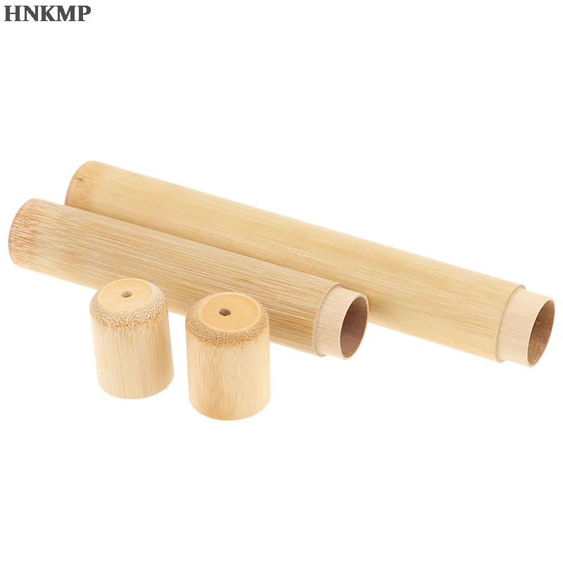 Natural Bamboo Tube For Toothbrush Eco Friendly Travel Case Handmade Bamboo Toothbrush Tube Portable Travel Packing 1pc 21/16cm
Natural Bamboo Tube For Toothbrush Eco Friendly Travel Case Handmade Bamboo Toothbrush Tube Portable Travel Packing 1pc 21/16cm