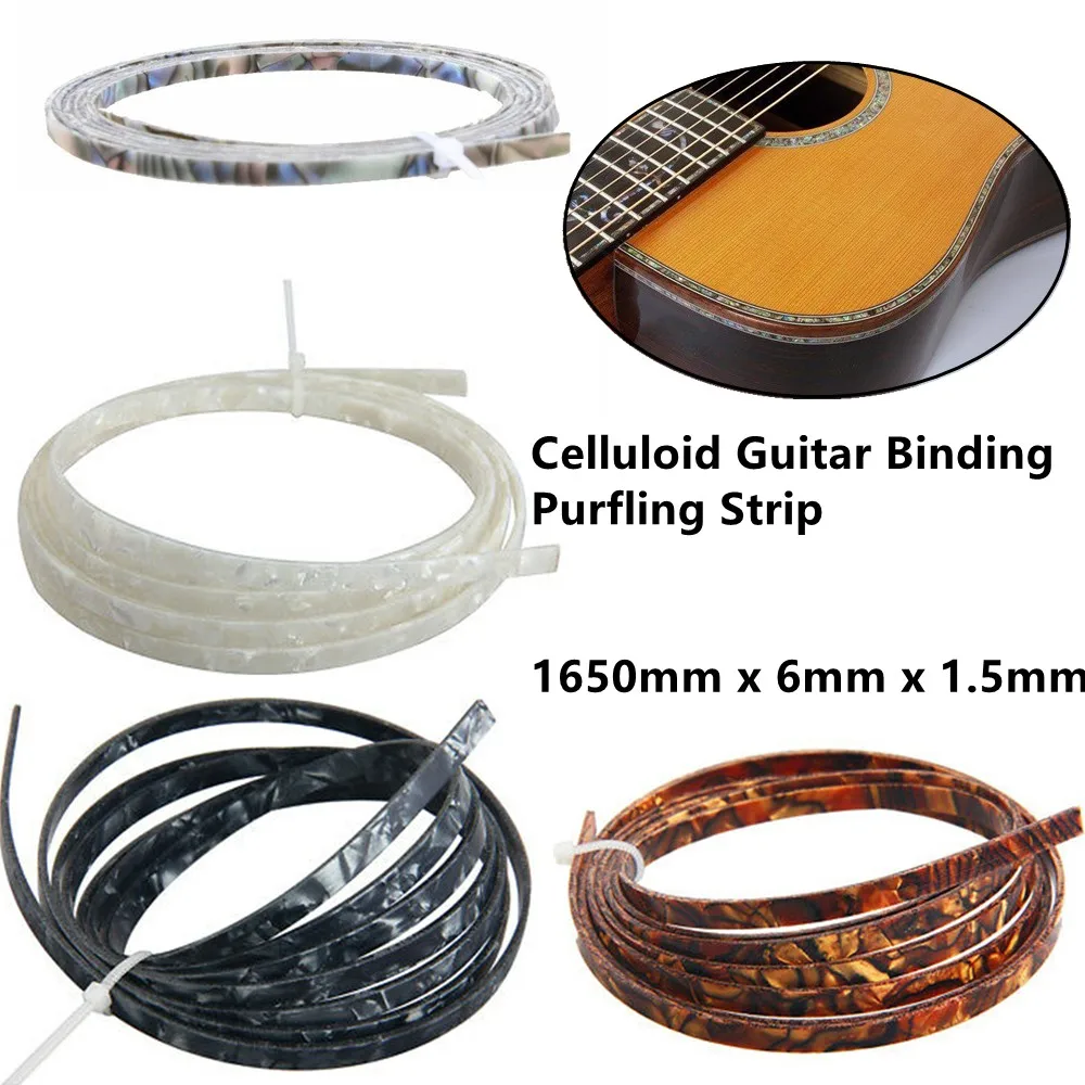 Guitar Neck Body Binding Purfling Strip For Luthier Tool Celluloid Acoustic Classical Guitars Musical Instrument Accessories
Guitar Neck Body Binding Purfling Strip For Luthier Tool Celluloid Acoustic Classical Guitars Musical Instrument Accessories