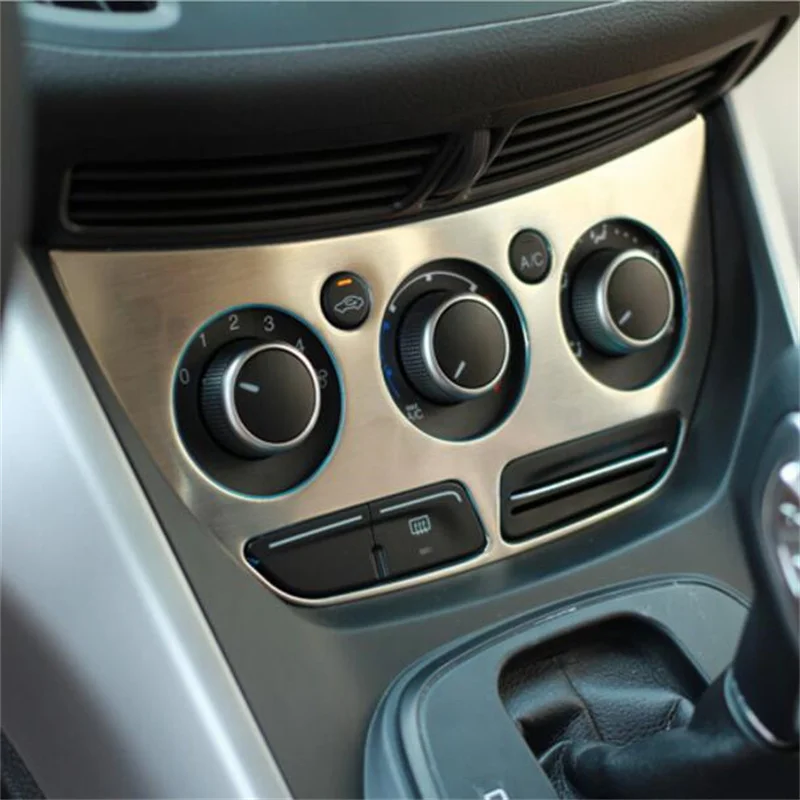 For Ford KUGA Escape 2013-2016/ Focus 3 2012-14 Car-Styling Center Control Air Condition Knob Panel Sticker Decorative Cover
For Ford KUGA Escape 2013-2016/ Focus 3 2012-14 Car-Styling Center Control Air Condition Knob Panel Sticker Decorative Cover