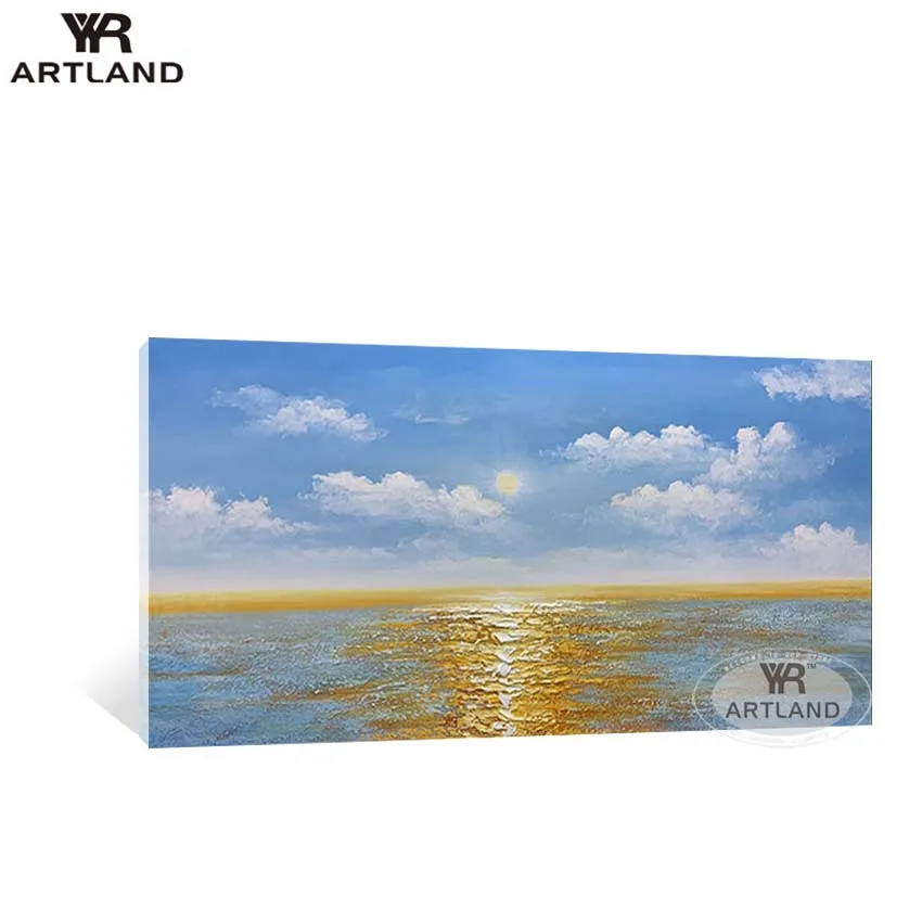 Красивое голубое небо и море, ручная работа, холст, картина маслом, настенная живопись, постер, украшение для дома, для гостиной 
Красивое голубое небо и море, ручная работа, холст, картина маслом, настенная живопись, постер, украшение для дома, для гостиной