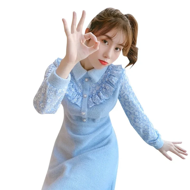 Female Knitted Dress 2021Autumn Winter Women New Foreign Style Small Slim Slimming All-match Base Sweater Skirt A-line Skirt A17
Female Knitted Dress 2021Autumn Winter Women New Foreign Style Small Slim Slimming All-match Base Sweater Skirt A-line Skirt A17