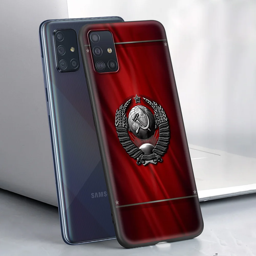 USSR Flag Soviet Union Phone Accessories Case for Samsung Galaxy A12S A12 A02S A51 A71 A52 A41 A01 A11 5G Luxury Soft Cover
USSR Flag Soviet Union Phone Accessories Case for Samsung Galaxy A12S A12 A02S A51 A71 A52 A41 A01 A11 5G Luxury Soft Cover