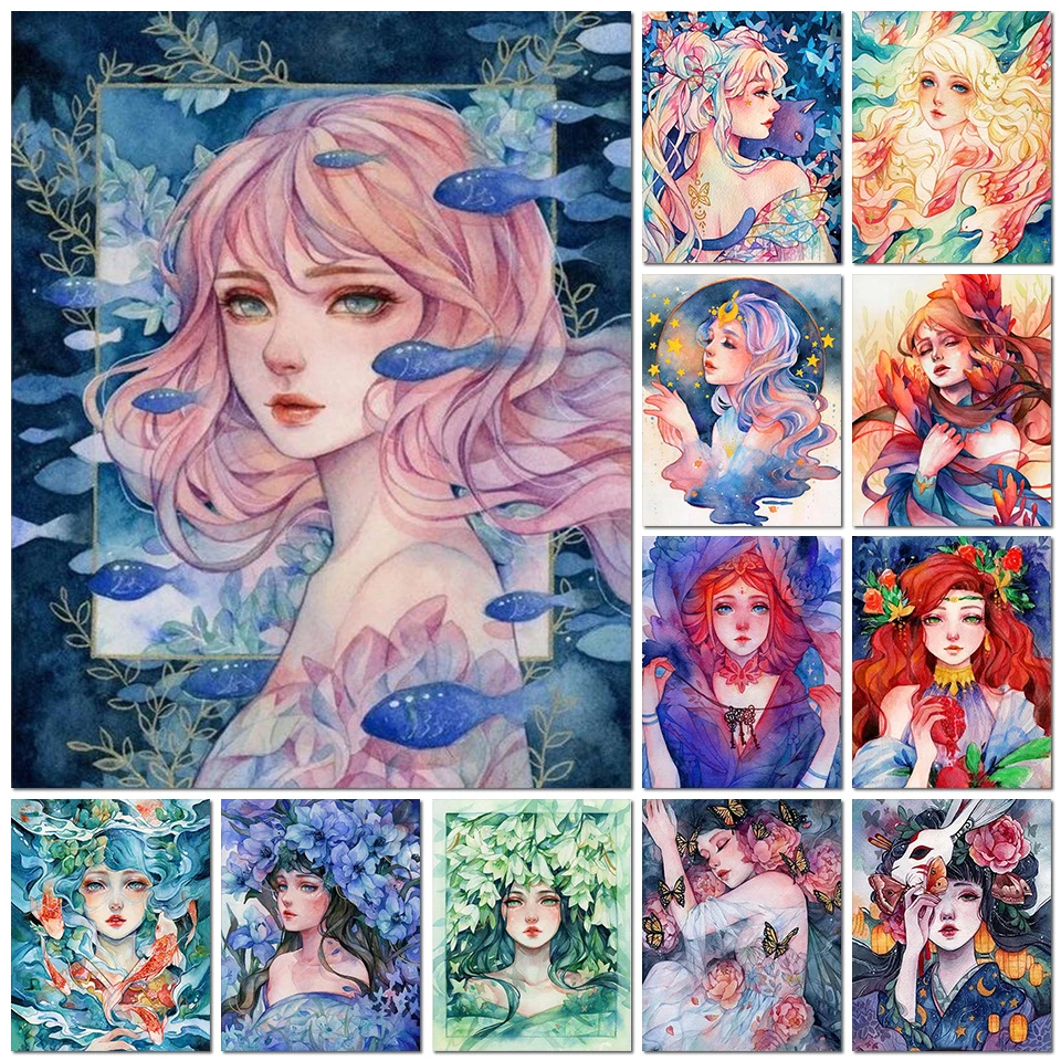Full Drill Diamond Painting Fantasy Fairy Cartoons Embroidery Diamond Mosaic Girl Cross Stitch Kits Picture Home Decoration
Full Drill Diamond Painting Fantasy Fairy Cartoons Embroidery Diamond Mosaic Girl Cross Stitch Kits Picture Home Decoration