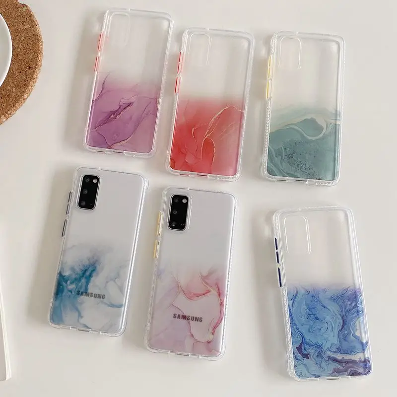 Fashion Luxury Marble Transparent Phone Case For Samsung Galaxy S20 S20 Plus Note 20 Ultra A21S A01 Core Shockproof Cases Cover
Fashion Luxury Marble Transparent Phone Case For Samsung Galaxy S20 S20 Plus Note 20 Ultra A21S A01 Core Shockproof Cases Cover