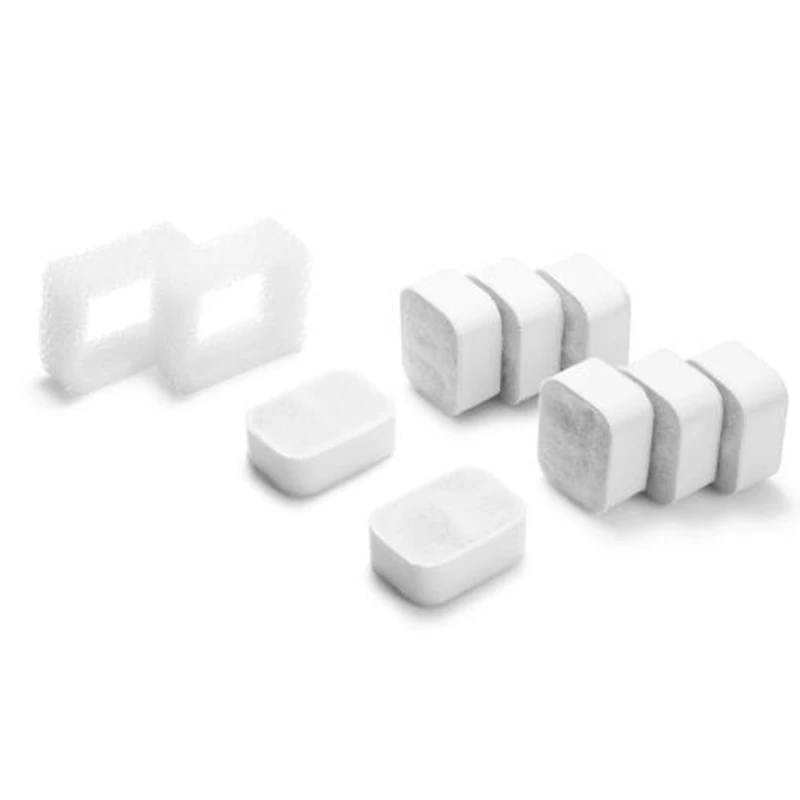 Ceramic Pet Lotus Pet Water Fountain Replacement Filters 8Pcs Premium Cotton Activated Carbon and 2Pcs Foam Filters, White CNIM
Ceramic Pet Lotus Pet Water Fountain Replacement Filters 8Pcs Premium Cotton Activated Carbon and 2Pcs Foam Filters, White CNIM