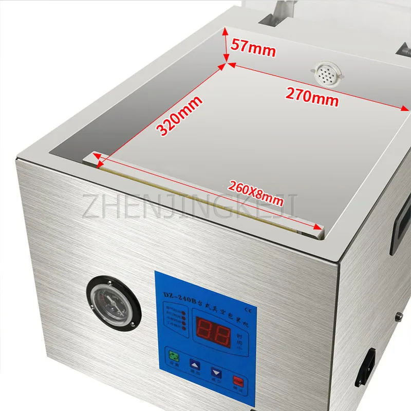 Desktop Vacuum Sealer Small Commercial Food Packing Machine 220V Full Automatic Stainless Steel Wet And Dry Sealing Laminator
Desktop Vacuum Sealer Small Commercial Food Packing Machine 220V Full Automatic Stainless Steel Wet And Dry Sealing Laminator